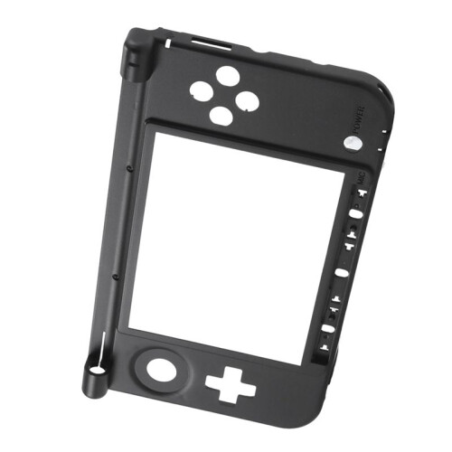 Middle Frame Replacement Housing Cover Case Bottom Console Cover for  3Ds Xl/Ll Game Console Case Black 1