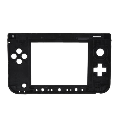 Middle Frame Replacement Housing Cover Case Bottom Console Cover for  3Ds Xl/Ll Game Console Case Black 2