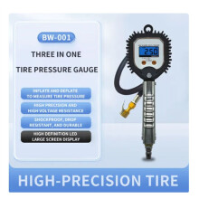 Digitale Display Bandenspanningsmeter Hoge Precisie Monitoring Inflator Gun Auto Ventiel Ventiel Universele Reparatie Tool BW-001
