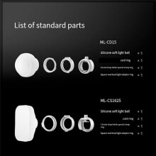 ML-CS1625 Soft Tent Kit with 3 Adapters for Photography Light Flash Studio Photography Portrait Live Stream