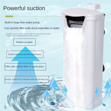 Low Water Level Filter Small Fish Tank Turtle Tank Waterfall Shallow Water Silent Circulation Filter Pump