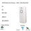 Leitor de Código de Barras Portátil Pequeno e Sem Fio e Leitor de Código de Barras QR  1D/2D para Android  (Branco) 5