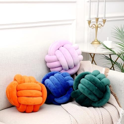 Knudepude – Flannelkuglepude, 20 cm 1