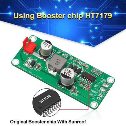 6A Current High Power Amplifier Boost Board - Boost Power Module Board Voltage 7.2-12V to 24V