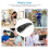 Barcode Scanner HBA-W6 Wireless 1D/2D CMOS Scanner USB   Pocket QR Reader for IOS Android Windows(White) 6