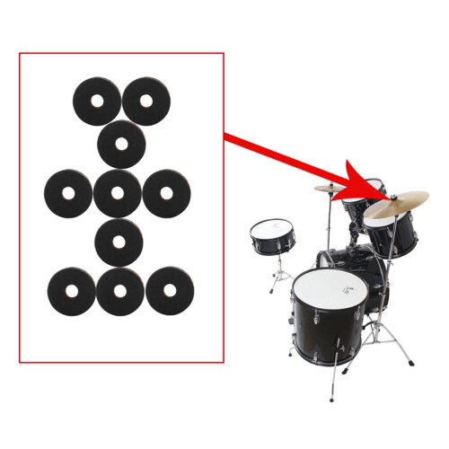 Cymbalfiltputer Erstatningsputer for trommelvasker 10 stk 1
