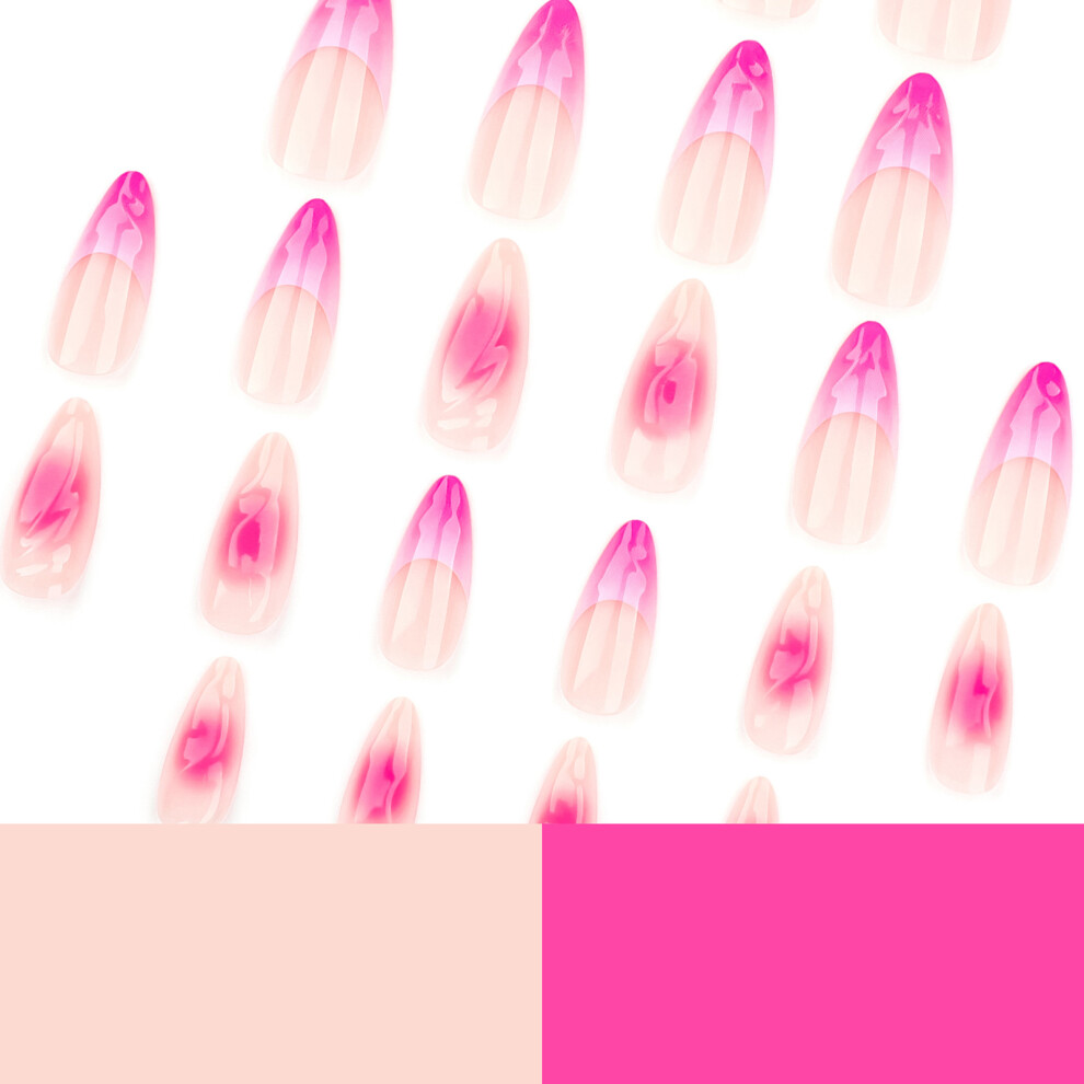 Reach-Tools Sweet Pink Reusable False Nails For Party & Daily
