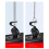 2Pcs Speaker Wall Mount Bracket Screw Pendant Bracket Bracket Speaker Ceiling Rack Surround KTV Hanger Rings 8