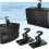 2Pcs Speaker Wall Mount Bracket Screw Pendant Bracket Bracket Speaker Ceiling Rack Surround KTV Hanger Rings 10