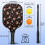 Σετ κουπιών Pickleball από fiberglass με λουλούδια και 2 μπάλες και τσάντα – Συμβατό με 3