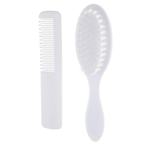 Conjunto de 2 escovas de cabelo infantis, pente para cuidados com os cabelos. 1