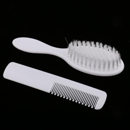 Conjunto de 2 escovas de cabelo infantis, pente para cuidados com os cabelos. 2