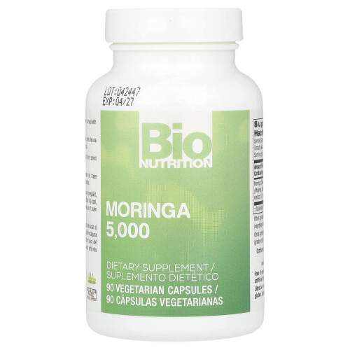Bio Nutrition, Moringa 5,000, 5,000 mg, 90 Vegetarian Capsules 2