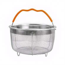 Large Steamer Basket for Instant Pot, Pasta, Veggies
