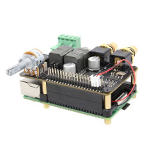 X5500 HiFi DAC+AMP-Erweiterungsplatine, Digitaler Audioverstärker, Musikplayer, Nutzt -Technologie, für Raspberry Pi 4B/3B+/3B