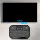 Fly Air Mouse Remote Control 2.4G -Compatible Backlit Handheld Remote with Touchpad Rechargeable for PC Laptop 2