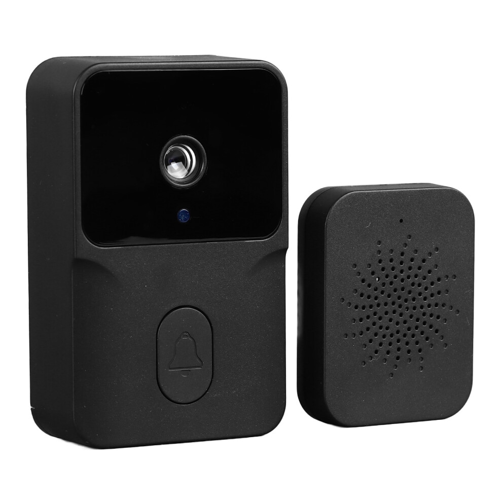 Wireless Video Doorbell Camera With Ir Night Vision, 85 Angle, 480P, Black 9381385927405