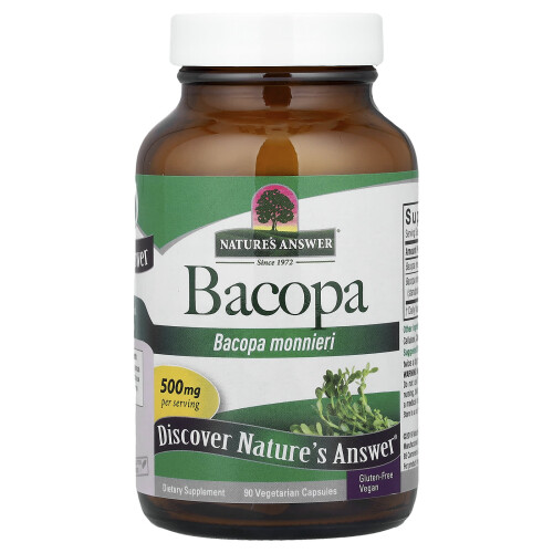 Nature's Answer, Μπακόπα, 500 mg, 90 Βιολογικά Φύλλα 2