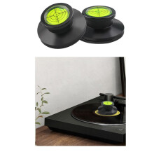 HiFi LP Vinyl Record Player Turntables Metal Disc Stabilizer Record Player Weight Clamp Gold