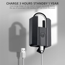 Vingerafdrukslot met Sleutelback- Oplaadbare USB-Sleutel / BT TTLock APP / Ontgrendeling met Vingerafdruk Keyless IP67 Waterdicht