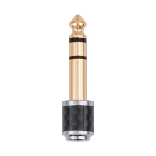 6,35 mm Mannelijk Naar 3,5 mm Vrouwelijk Jackplug -Audioadapter Headset Microfoonconnector Aux-Kabeladapter