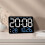 Electronic Wall Clock Temperature Date Display Table Clock Wall-Mounted Digital LED Alarm Clocks for Home B 6