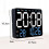 Electronic Wall Clock Temperature Date Display Table Clock Wall-Mounted Digital LED Alarm Clocks for Home B 9