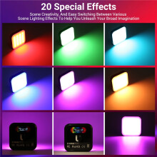 2500-9000K Color Temperature Fill Light CRI95+ Direct Lighting 68 LED Camera Beauty Light Vlog Video Lights