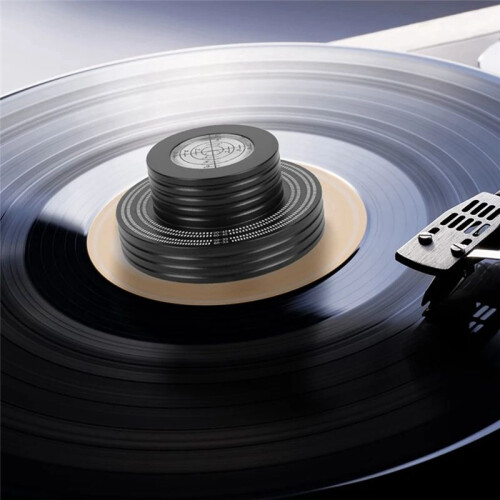 Record Weight LP Vinyl Record Clamp Level Turntable Stabilizer Vibration Player Accessories Silver 2