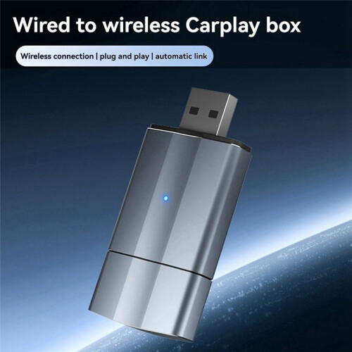 Wireless Carplay Box Wired to Wireless Carplay Module Car Machine Interconnection Box Android Auto Two in One 1
