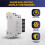 Guide Rail Digital Display Instrument Three-Phase Single-Phase Voltage and Current Hertz Meter AC  Module BAVZ-3R 2