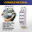Guide Rail Digital Display Instrument Three-Phase Single-Phase Voltage and Current Hertz Meter AC  Module BAVZ-3R 3