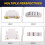 Guide Rail Digital Display Instrument Three-Phase Single-Phase Voltage and Current Hertz Meter AC  Module BAVZ-3R 5