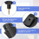 Wireless In-Ear Monitor System 2.4Ghz Wireless IEM System with Transmitter Receiver Automatic for Studio Live 4