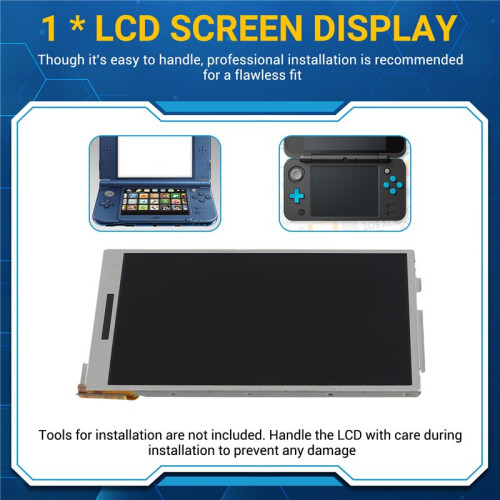 Replacement for  3DS XL LL Lower LCD Screen Display LCD Screen Replacement Accessories 1