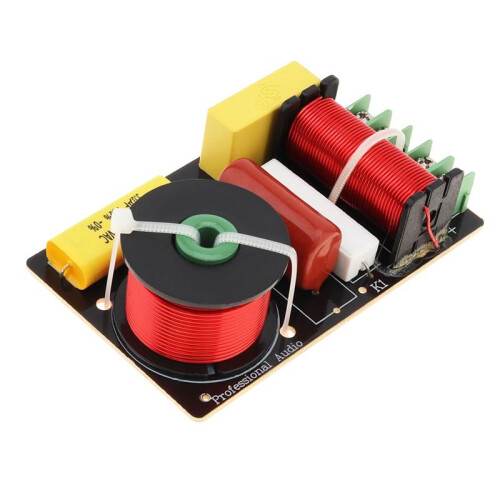 2 Way Speaker Crossover, 200W 2 Way Speaker Unit HiFi Home Speakers Audio Frequency Divider Crossover Strainers ,2PCS 1