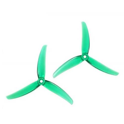 2 Pares de Hélices de 5 Polegadas 4,9x3,3x3 3 Lâminas CCW + CW Hélice para RC FPV Drone DIY Parts, Branco 2