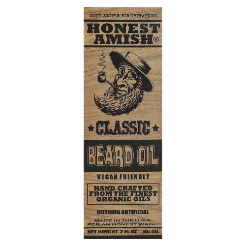 Honest Amish, Ulei pentru Bărbierit, Clasic, 2 fl oz (60 ml) 1