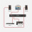 Audio Interface Sound Card Professional Usb Interface Studio Recording 4x4 with Mic Preamplifier for Musical Instrument 2