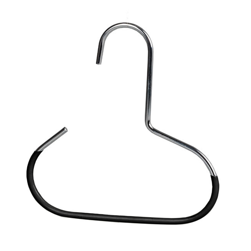 Hue-Grain (Black, 1Pcs) Anti-Slip Metal Hat Hanger For Closet - No Marks