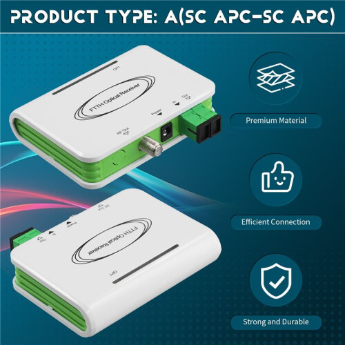 CATV System ONU FTTH Optical WDM Receiver Optical Node Active Triplexer SC/APC(A) EU PLUG 2
