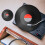 12 Polegadas LP Vinil Record Label Saver Vinil Records Clean Saver Record Cleaning Protector Limpador À Prova D'Água Preto 2