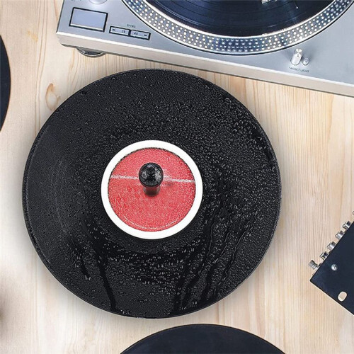 12 Polegadas LP Vinil Record Label Saver Vinil Records Clean Saver Record Cleaning Protector Limpador À Prova D'Água Preto 2