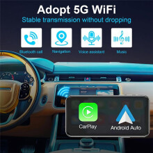 2 in 1 Wireless CarPlay Adapter Android Auto Wired to Wireless Box Adapter for + Android+Car From 2016