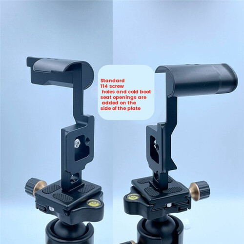 For   M100 M200 Camera L Bracket Hand Grip Quick Release Plate Shoot Hand Grip Holder Board(Black) 2