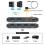 USB Switcher Printer Sharing USB3.0 Two-Input and Four-Output 2 Computers Share 4 USB Devices 3