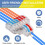 10 Pcs Terminal Connection Clamp Set, Wire Connector, Quick Compact Cable Connector NC-623 Transparent 4
