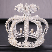 Shiny Rhinestone Bridal Tiara Crown