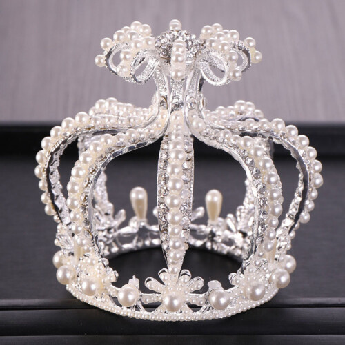 Shiny Rhinestone Bridal Tiara Crown