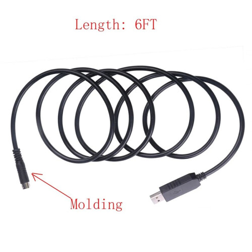 PL2303GT USB 8 Din  Plug Adapter RS232 Converter Programming Cable for-Allen Bradley MicroLogix PLC 1100 Series 1